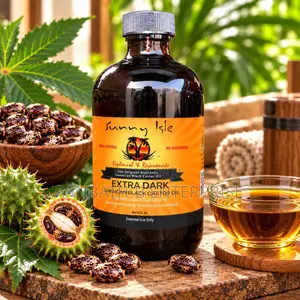 Sunny Isle Extra Dark Jamaican Black Castor Oil 8 Fl Oz