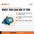 Leo Automatic Pump Control PS-04A (10Bar, 10A, 1.1kW, IP65) - 3