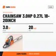 Oleomac Chainsaw 3.0Hp 18-20Inch - 2