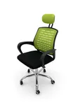 Ergonomic Mesh Office Chair with Headrest - 1