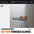 Oleomac 40V Cordless Blower - BVI60 - 1