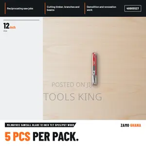 Milwaukee Sawzall Blade 12 Inch TCT 5 Pcs/Pack Wood