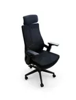 Ergonomic Mesh Office Chair with Headrest - Black - 2
