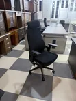 Ergonomic Mesh Office Chair with Headrest - Black - 3