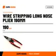 Milwaukee Wire Stripping Long Nose Plier 190mm - 2