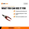Milwaukee Wire Stripping Long Nose Plier 190mm - 3