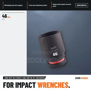 Milwaukee 46mm Deep Hex Socket Long SHW 1In