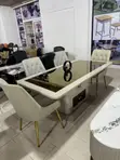 Luxury Dining Table with 6 Chairs - 3