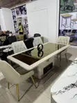 Luxury Dining Table with 6 Chairs - 4