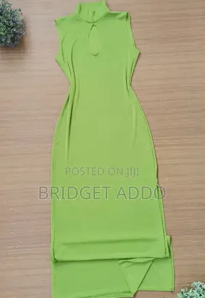 Classy Lemon Green Bodycon Dress - Size M