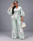 Premium Ladies Shirt & Palazzo Sets - French Fabric, Made in Ghana - 5