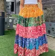 Adire Maxi Skirt - 1