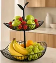 2-Tier Fruit Stand with Detachable Baskets - 2