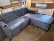 Velvet Gray Luxury L-Shape 3-in-1 Sofa - 2