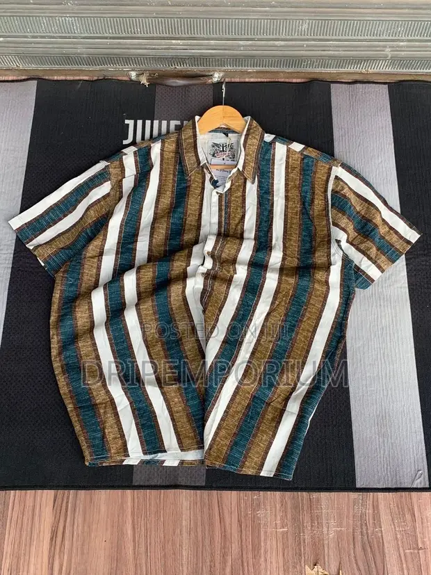 Vintage Stripe Linen Shirt - 1