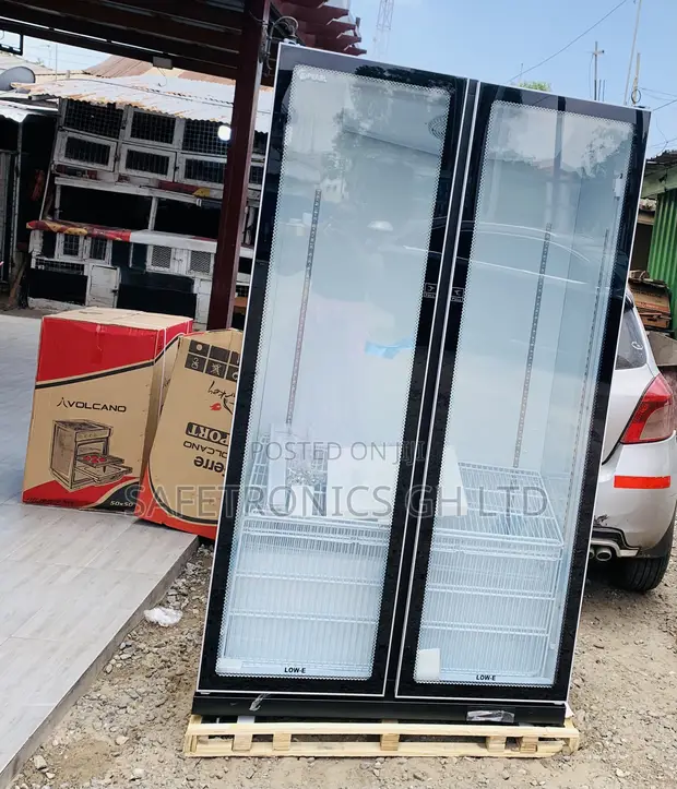 Order Black 2 Doors Glass Pearl 690L Frost-Tech Fridge - 1