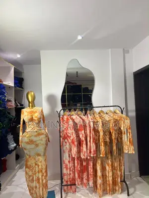 Elegant Tie-Dye Maxi Two-Piece Dress