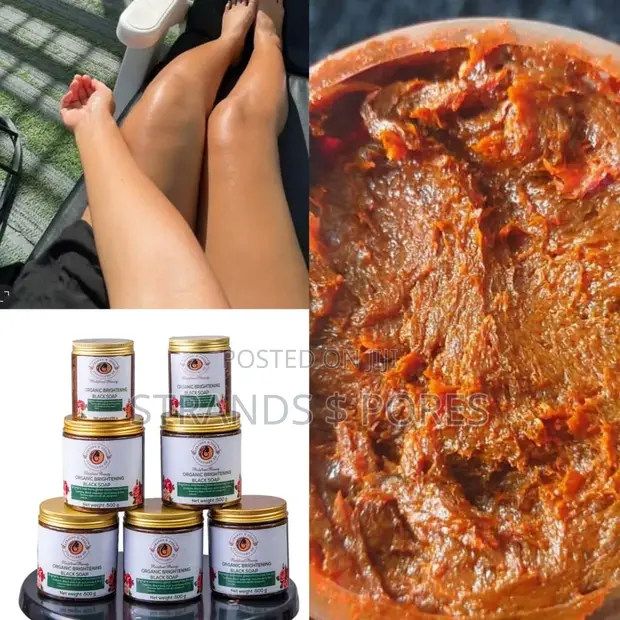 Organic Whitening Black Soap - 1