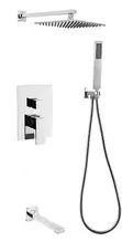 Concealed Shower Mixer - Chrome (AL-926) - 1