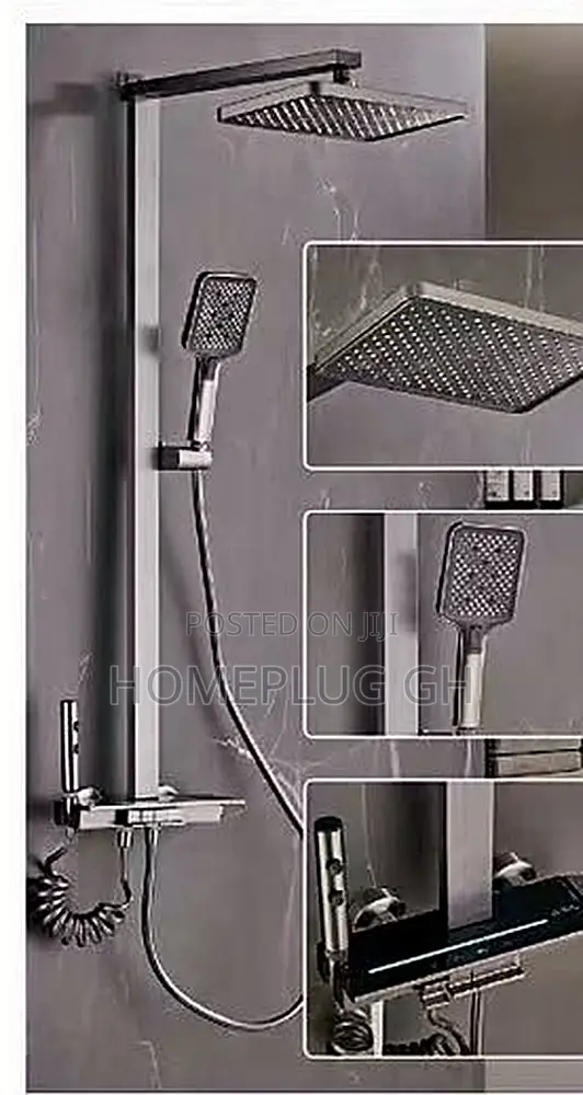 Shower Set - Gray (AL-009) - 1