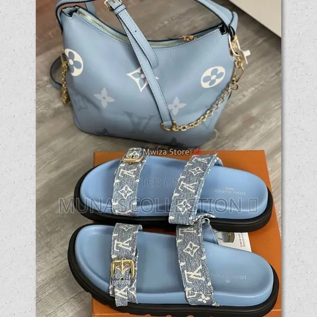 Louis Vuitton Handbag & Slipper Combo - 1
