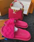 Louis Vuitton Handbag & Slipper Combo - 5