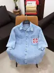 Dr. Denim Oversize Acid Wash Jeans Shirt - 4