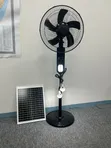 Solar and Rechargeable Fan with Bulbs - 1