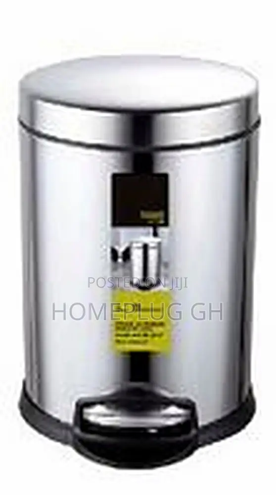 Brand New 12L Pedal Bin Trash Can (AL-633) - 1