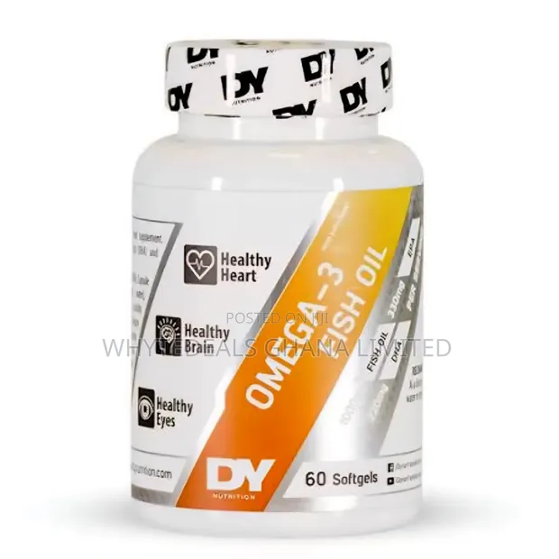 Dy Omega-3 Fish Oil - Heart, Brain, Eye Support - 1