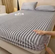 Super Comfy Plush Fitted Flannel Sheet Bed Cover + 2 Pillowcases - 2