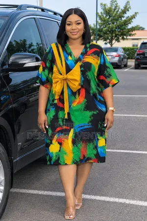 Short Crepe Bubu Dress