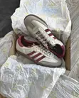 Adidas Samba OG "Putty Grey Maroon" Sneakers - 1