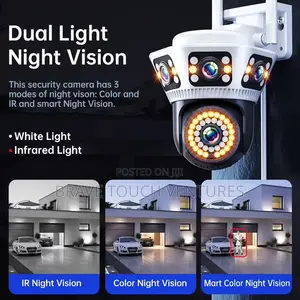 Difang 6K 3 Lens WiFi CCTV Security Camera with Two-Way Audio