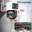 Difang 8MP 10x Zoom 2 Lens WiFi CCTV Security Camera - 4