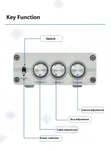 Mini Desktop Amplifier TPA3116 2.0 200W Bluetooth 5.3 - 2