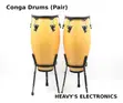 Conga Drums (Pair) - Natural - 2