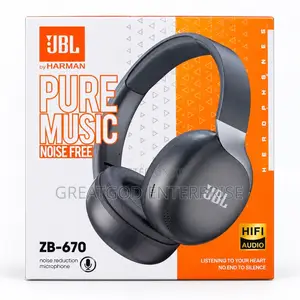 JBL ZB-670 Wireless Noise Reduction Headphones (Red)