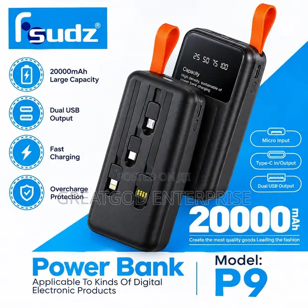 Fsudz P9 20000mAh Power Bank - 1