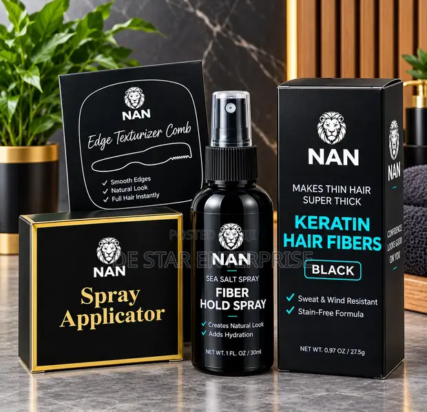 NAN Hair Fibers & Styling Kit - 1