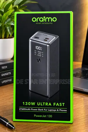 Oraimo PowerJet 130 Ultra Fast 27600mAh Power Bank