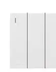 3 Gang 1 Way Switch - White (FW03) - 1