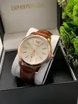 Emporio Armani Leather Timepiece - 1
