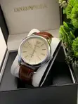 Emporio Armani Leather Timepiece - 3