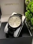 Emporio Armani Leather Timepiece - 5