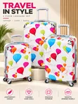 Elegant Plastic Travel Luggage Set (3-Piece) - 3