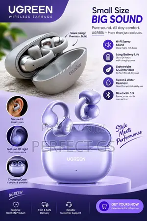 UGREEN Wireless Bluetooth Earbuds - Premium Sound