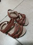 ID Kids Brown Leather Sandals - Used - 1
