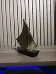 Decorative Gold Sailing Ship - 2