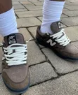 New Balance NB 480 Coffee Brown & Cream Sneakers - 3